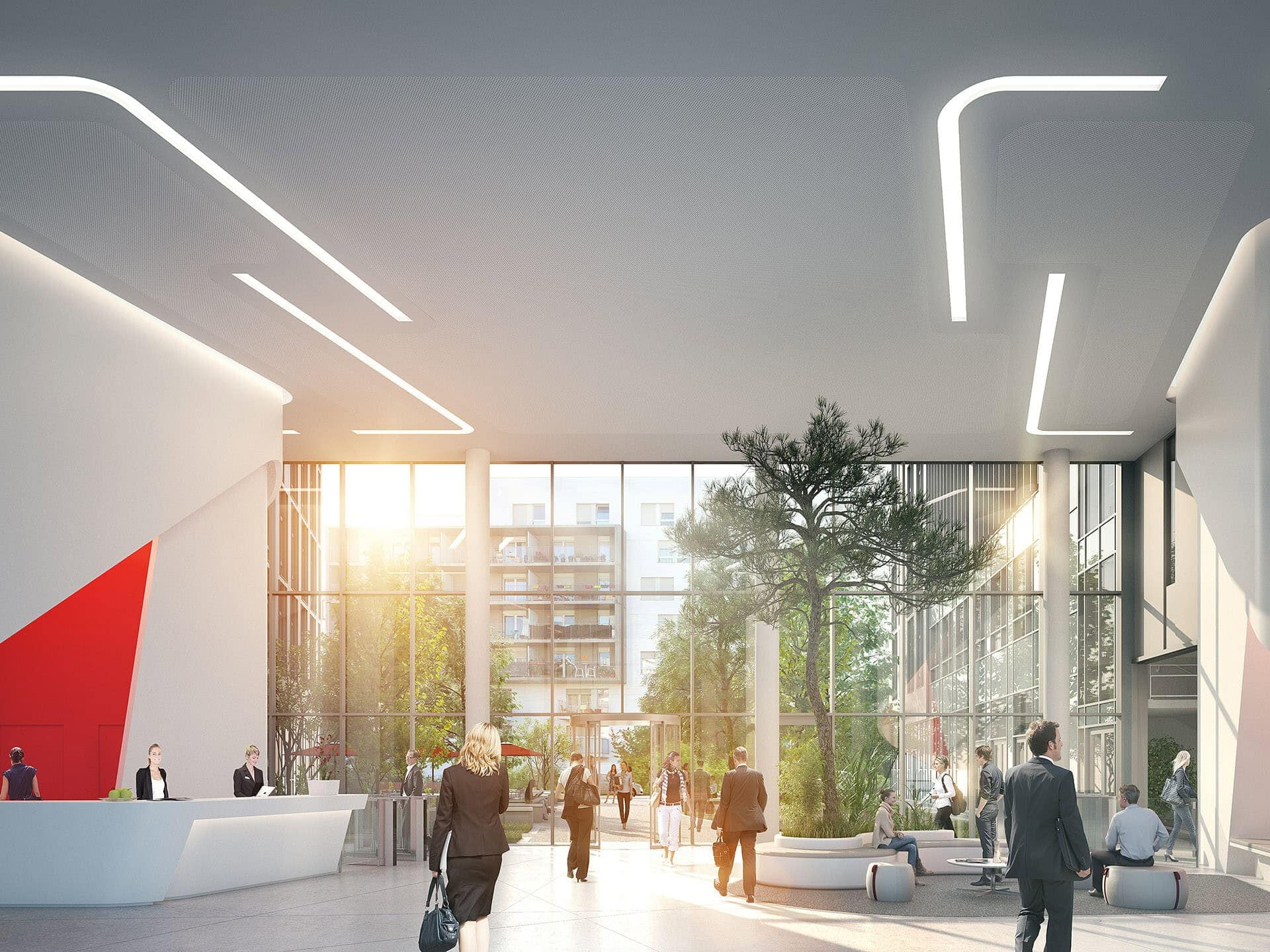 illuminens | archiviz | architectural visualization | architectural render | osmose office building | arcueil | arte charpentier