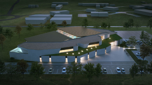 illuminens | perspective architecture 3D | image architecture | centre aquatique belbeuf | coste architectures