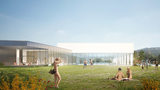 illuminens | perspective architecture 3D | image architecture | centre aquatique bugey sud | bvl architecture