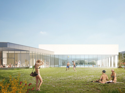 illuminens | perspective architecture 3D | image architecture | centre aquatique bugey sud | bvl architecture