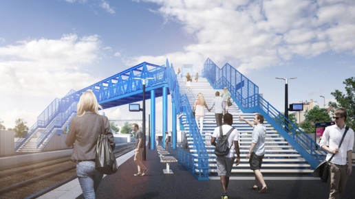 illuminens | architectural visualization | architectural render | archiviz | alice bridge | clamart | sncf reseau