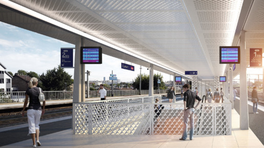 illuminens | architectural visualization | architectural render | archiviz | new sncf station | clamart | arep