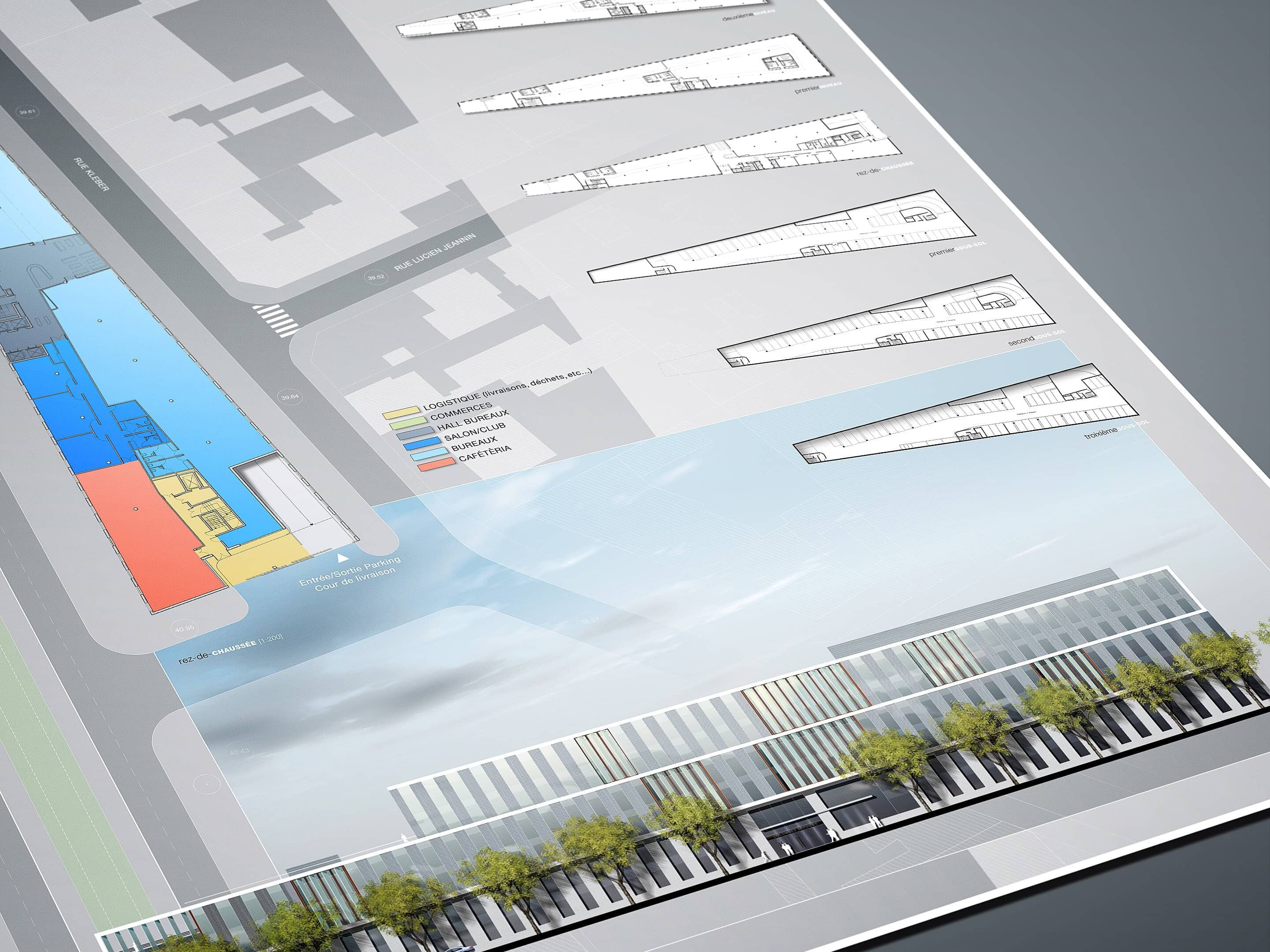 illuminens | rendus de concours | ilot klébert - zac champs philippe - la garenne colombes | accolade architecture