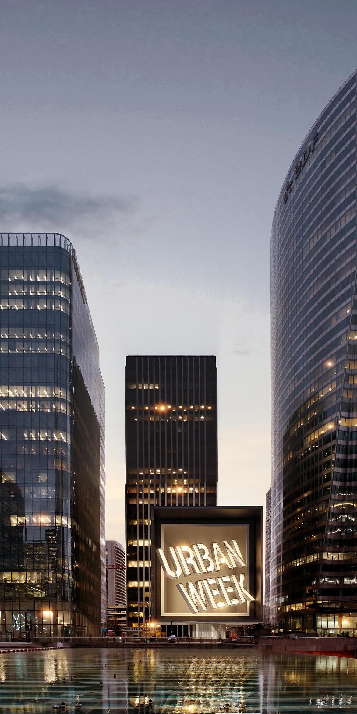 illuminens | archiviz | architectural visualization | architectural render | halo project | paris - la defense | if architects