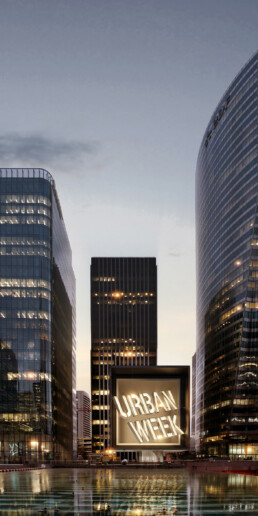 illuminens | perspective architecture 3D | image architecture | projet halo | paris - la defense | if architectes