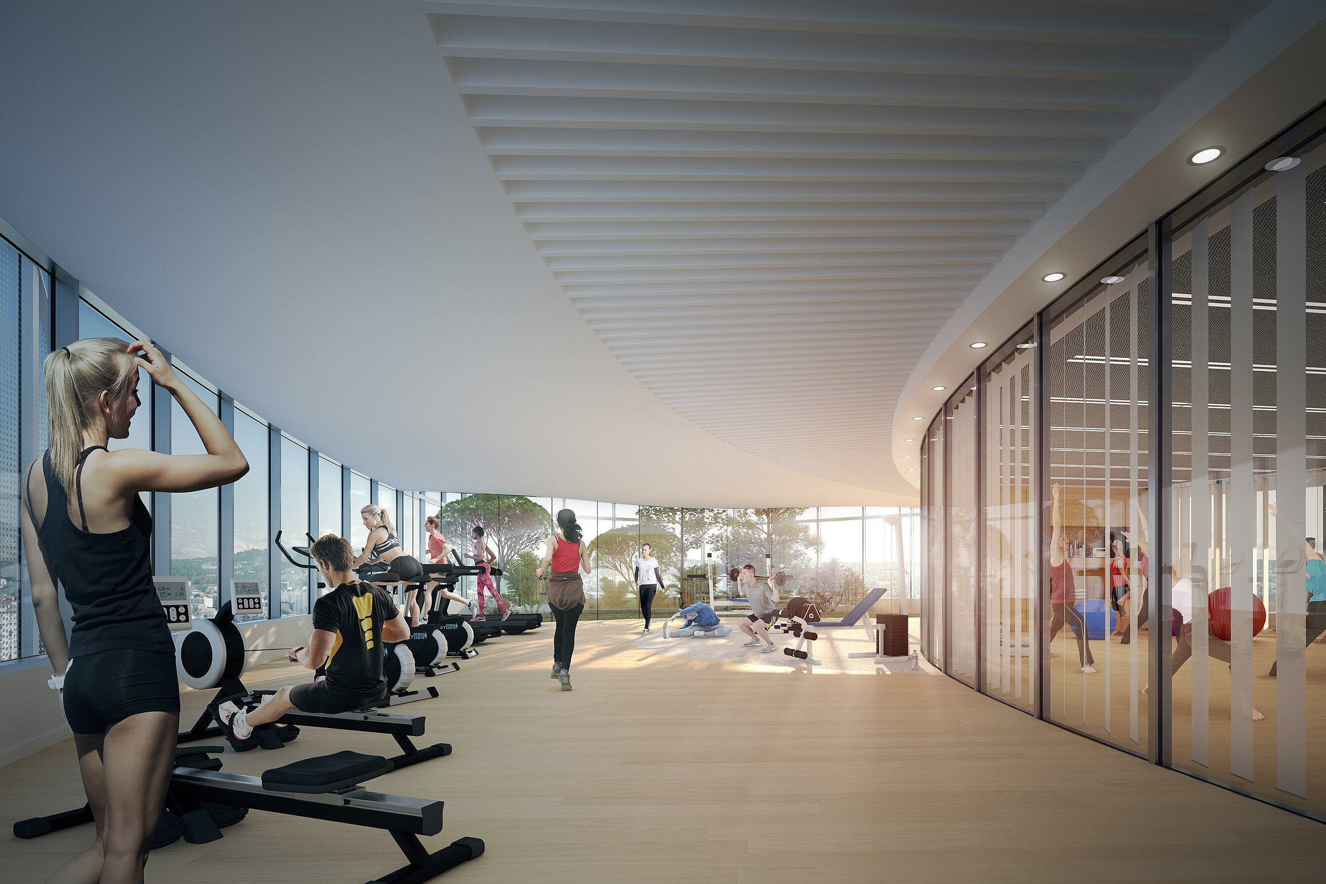 illuminens | perspective architecture 3D | image architecture | archiviz | hotel z1 | paris - la defense | if architectes