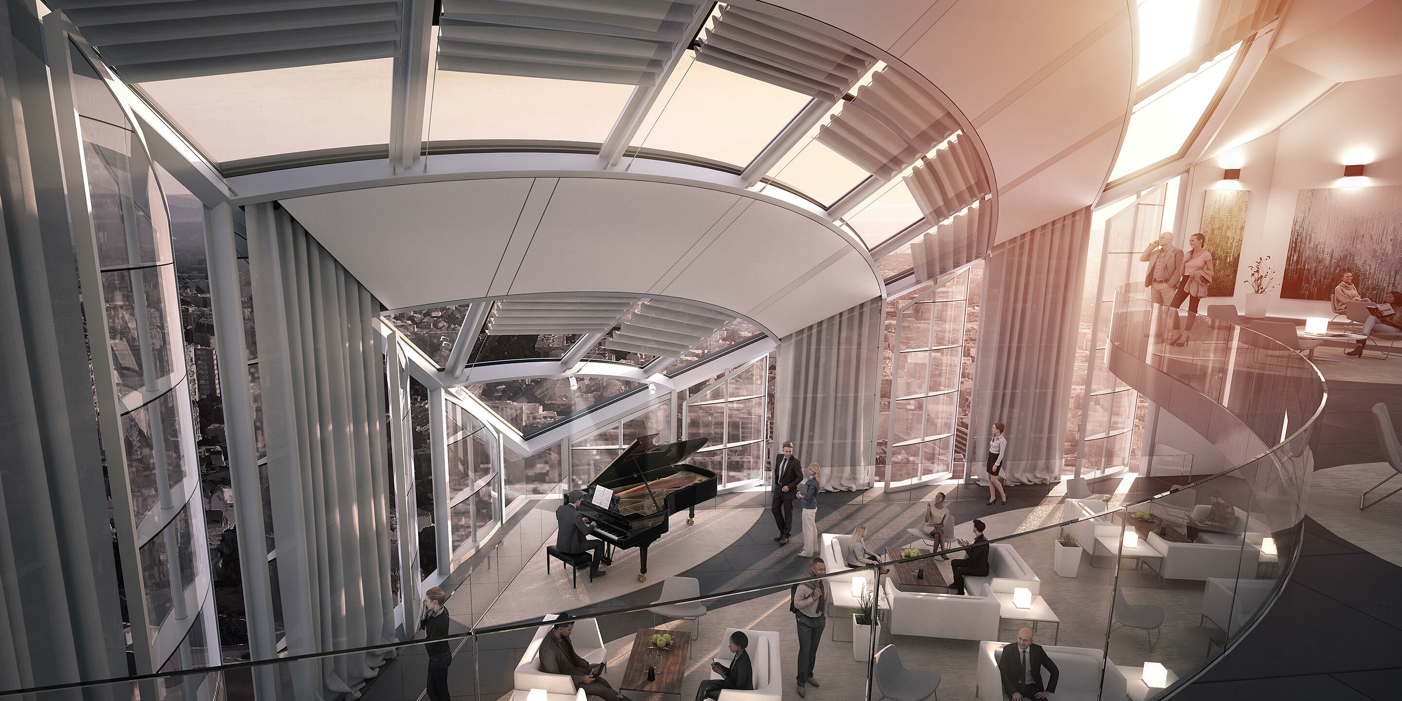 illuminens | perspective architecture 3D | image architecture | archiviz | hotel z1 | paris - la defense | if architectes