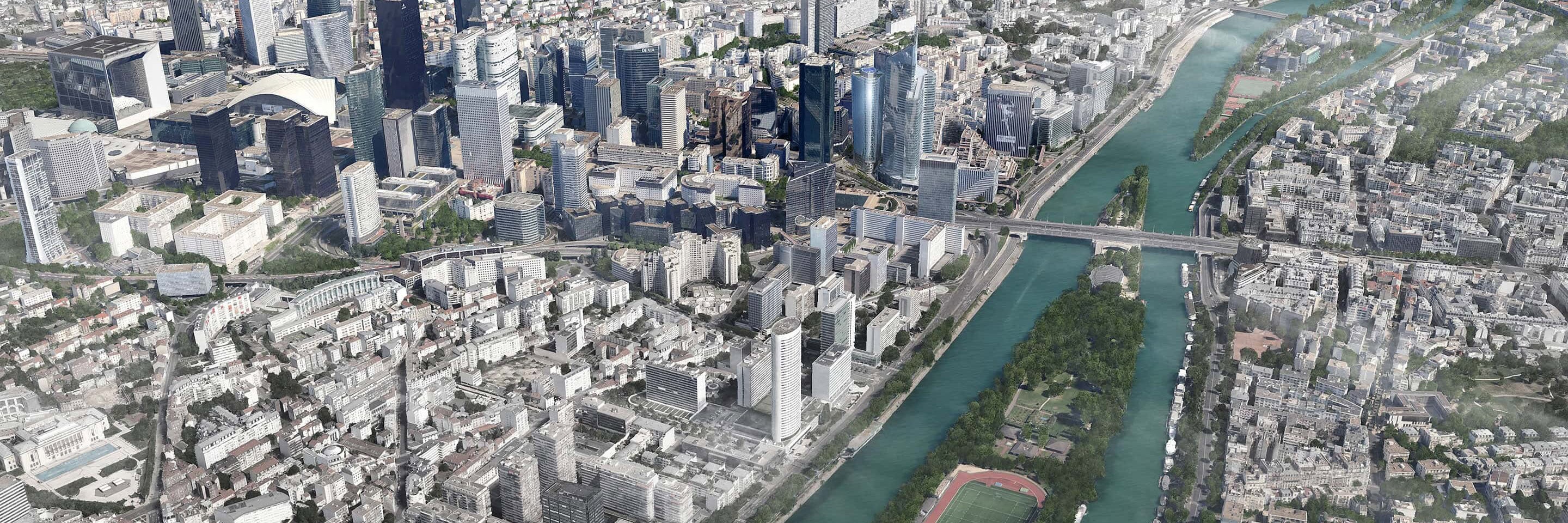 illuminens | perspective architecture 3D | image architecture | archiviz | tour alto | paris - la defense | if architectes