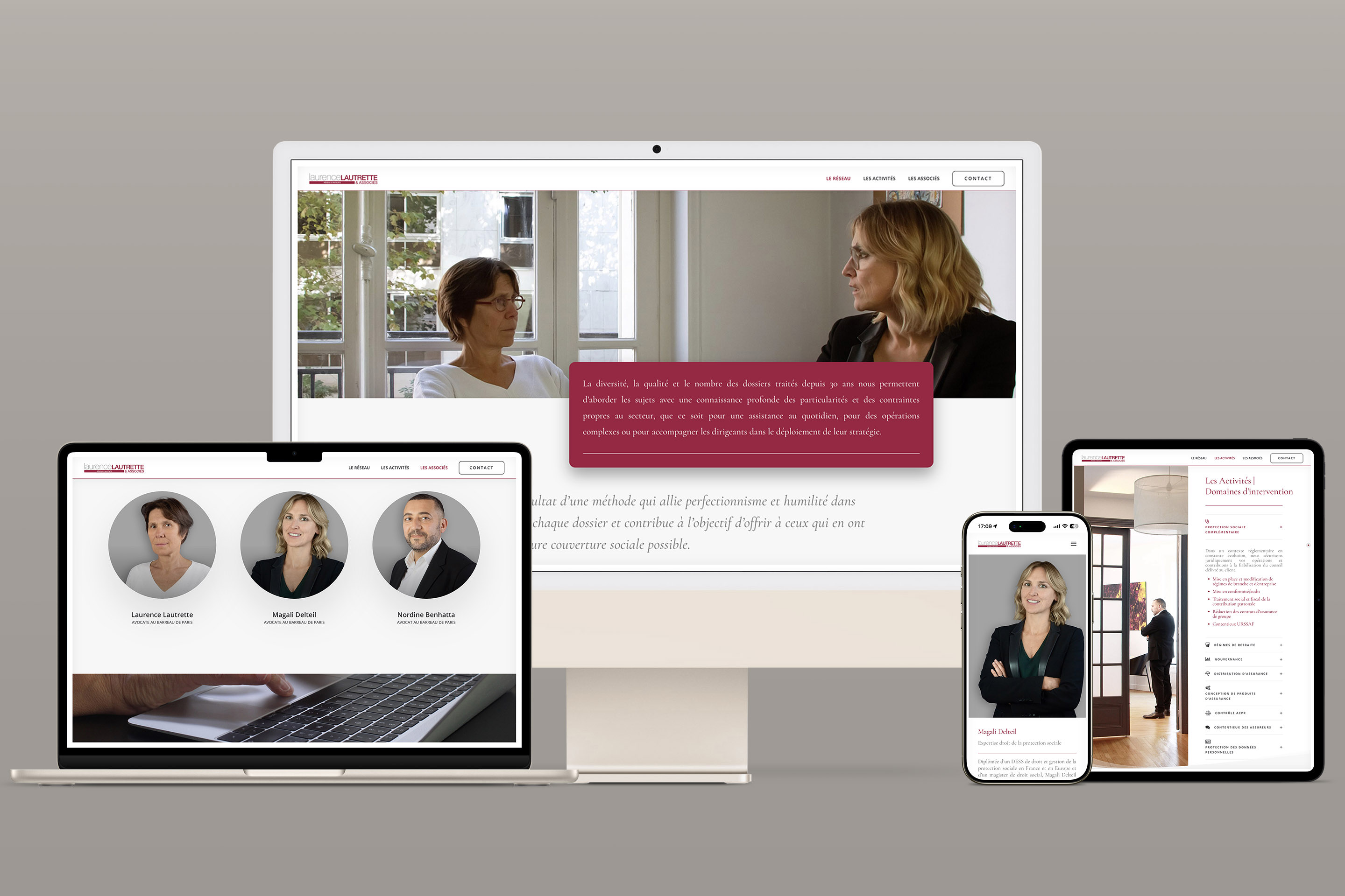 illuminens | web design | lautrette lawyers