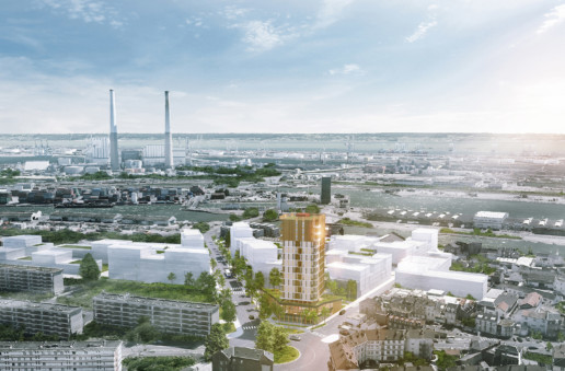 illuminens | architectural visualization | architectural render | archiviz | le havre wood up | signal tower | atelier architecture marie schweitzer