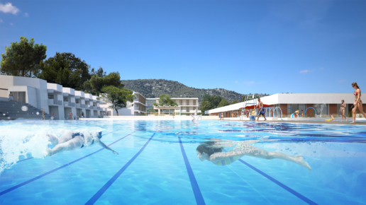 illuminens | perspective architecture 3D | image architecture | piscine luminy | marseille | bvl architecture