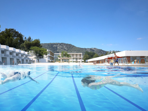 illuminens | perspective architecture 3D | image architecture | piscine luminy | marseille | bvl architecture