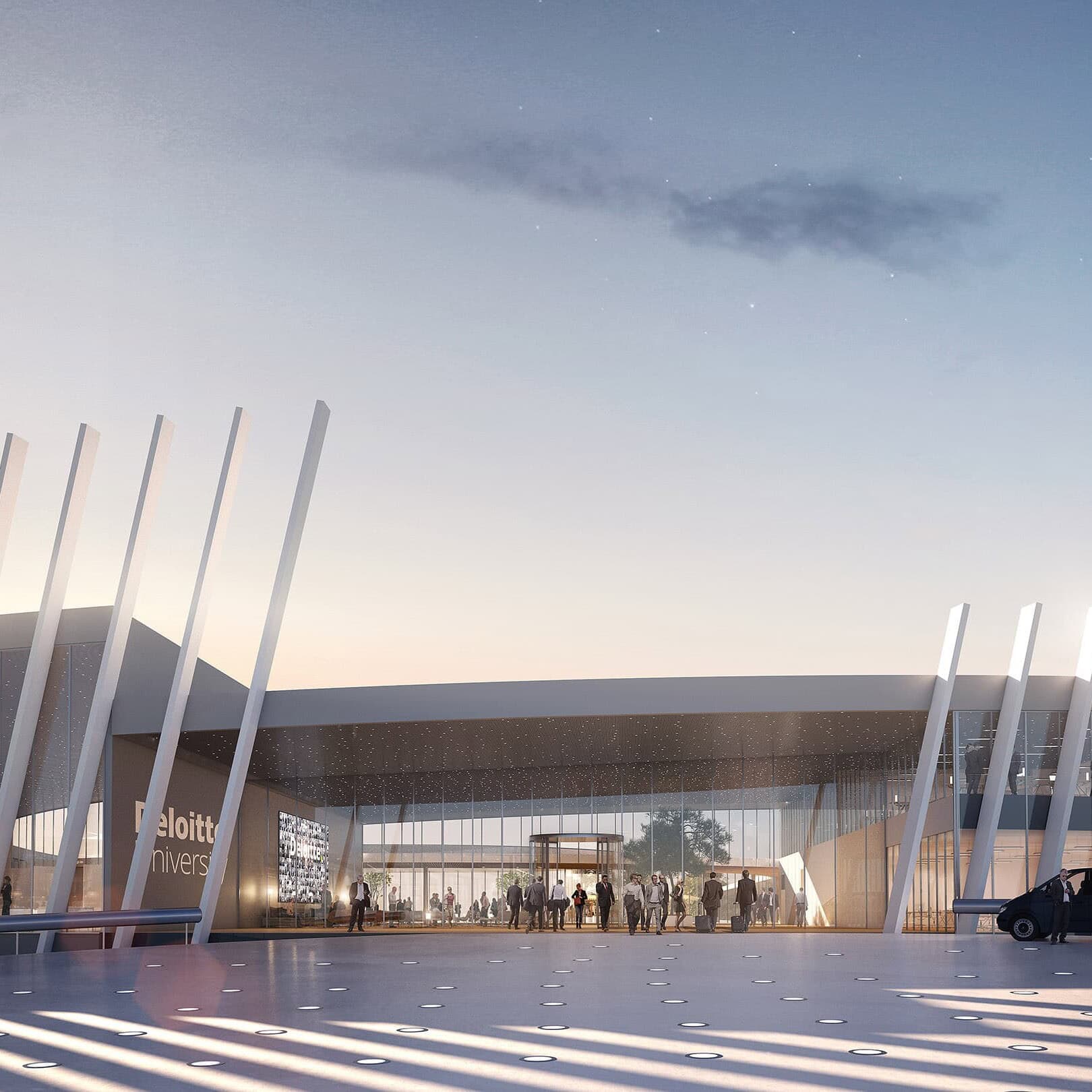 illuminens | perspective architecture 3D | image architecture | archiviz | deloitte university | paris - marne-la-vallee | michel remon