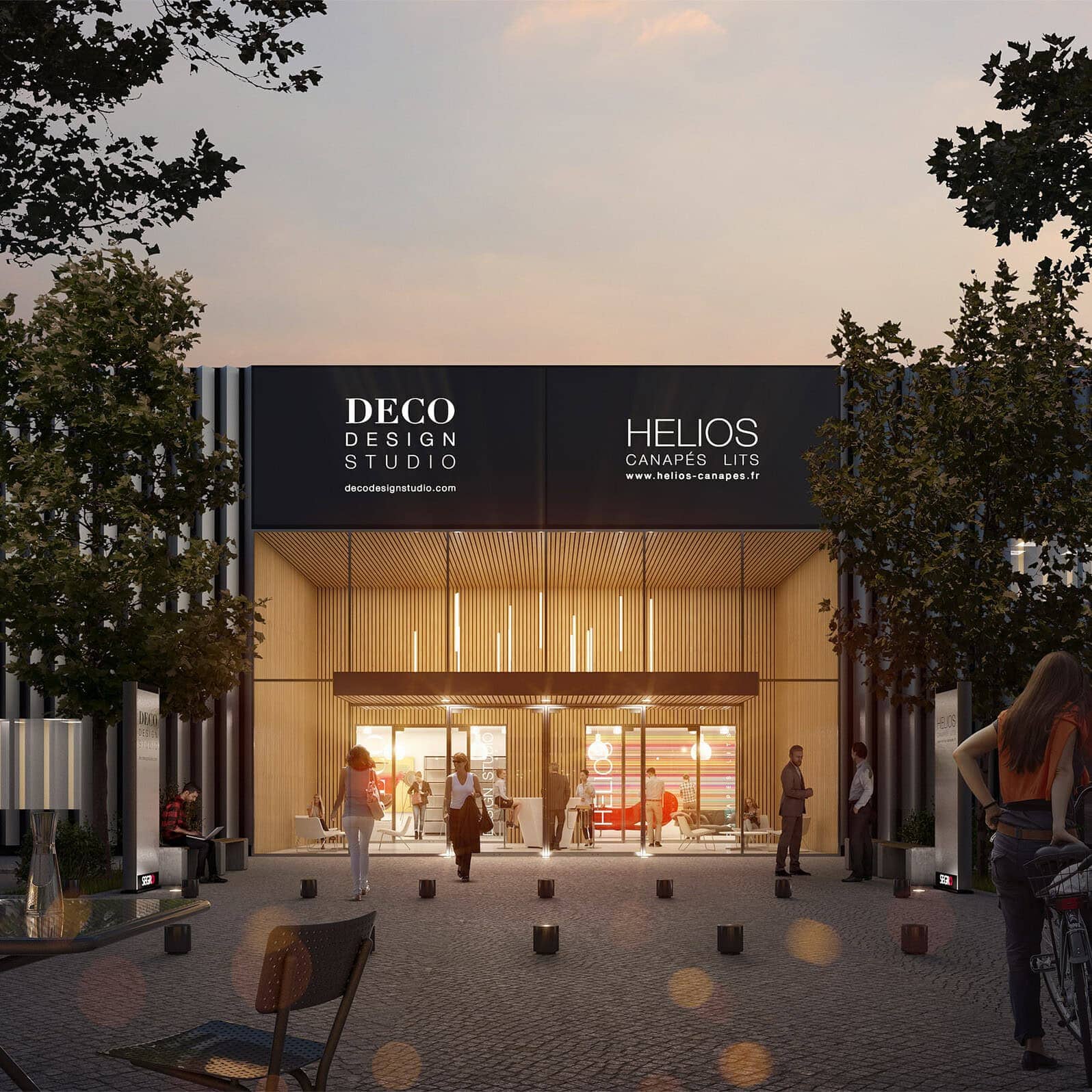 illuminens | perspective architecture 3D | image architecture | archiviz | carre des aviateurs | le blanc-mesnil | querencia architectes