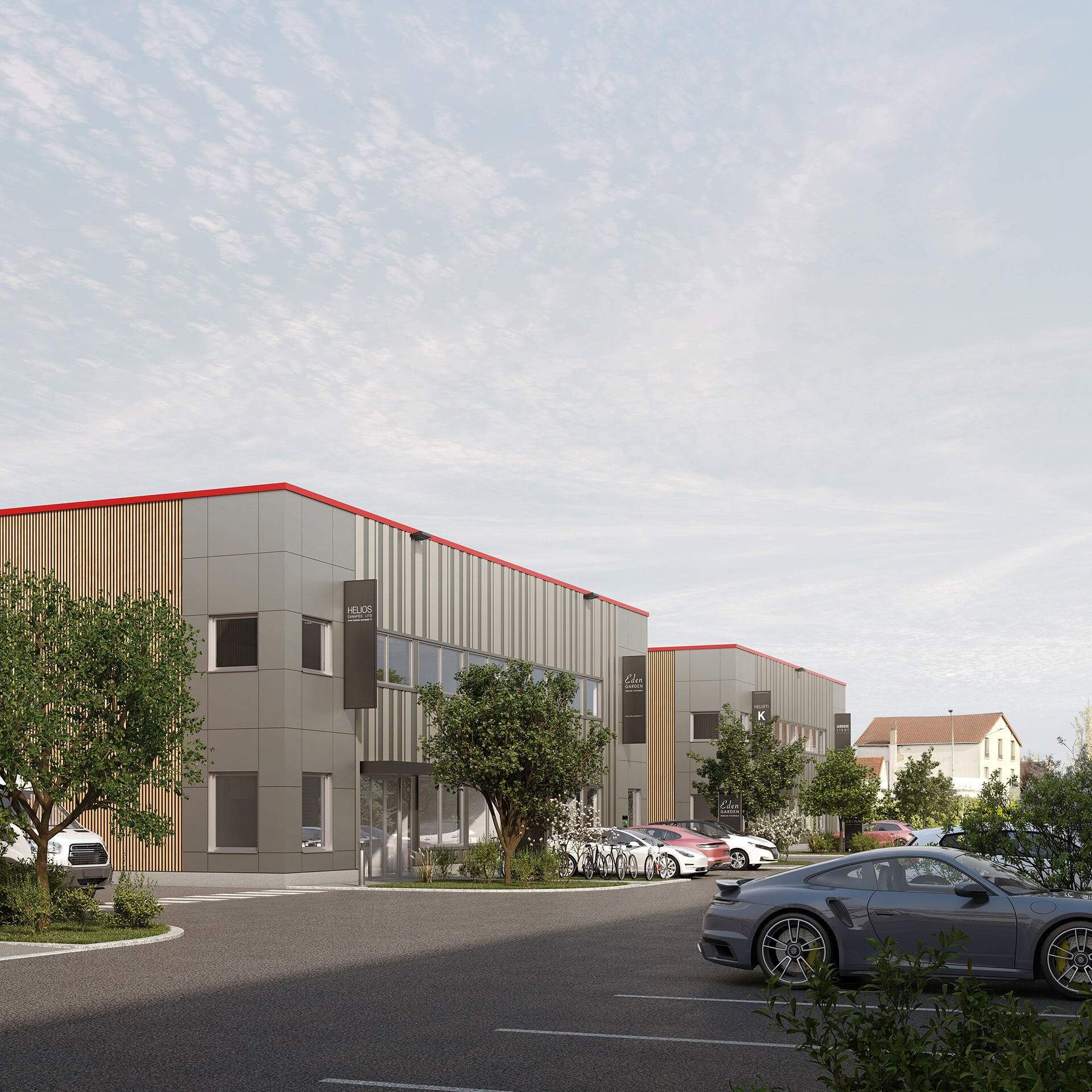 illuminens | perspective architecture 3D | image architecture | archiviz | carre des aviateurs | le blanc-mesnil | querencia architectes