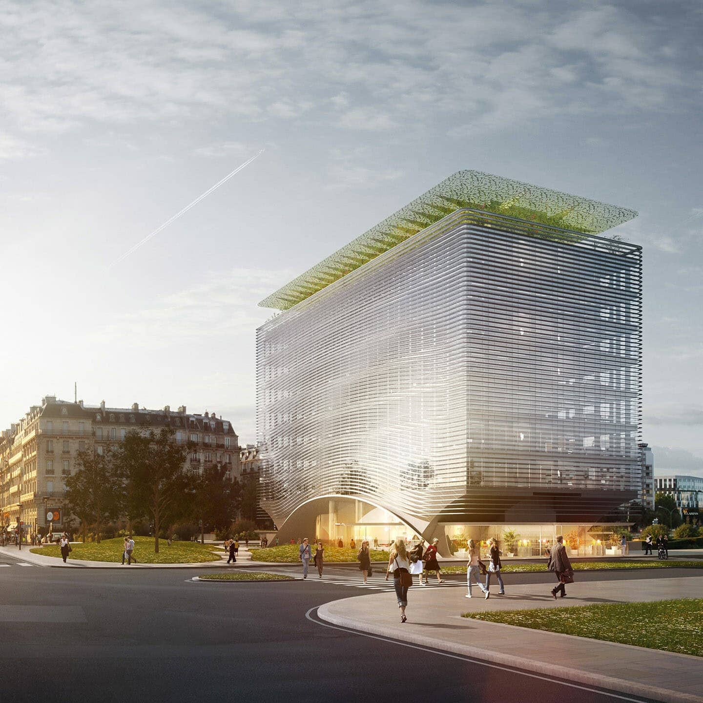 illuminens | perspective architecture 3D | image architecture | archiviz | paris - place maillot | hugh dutton