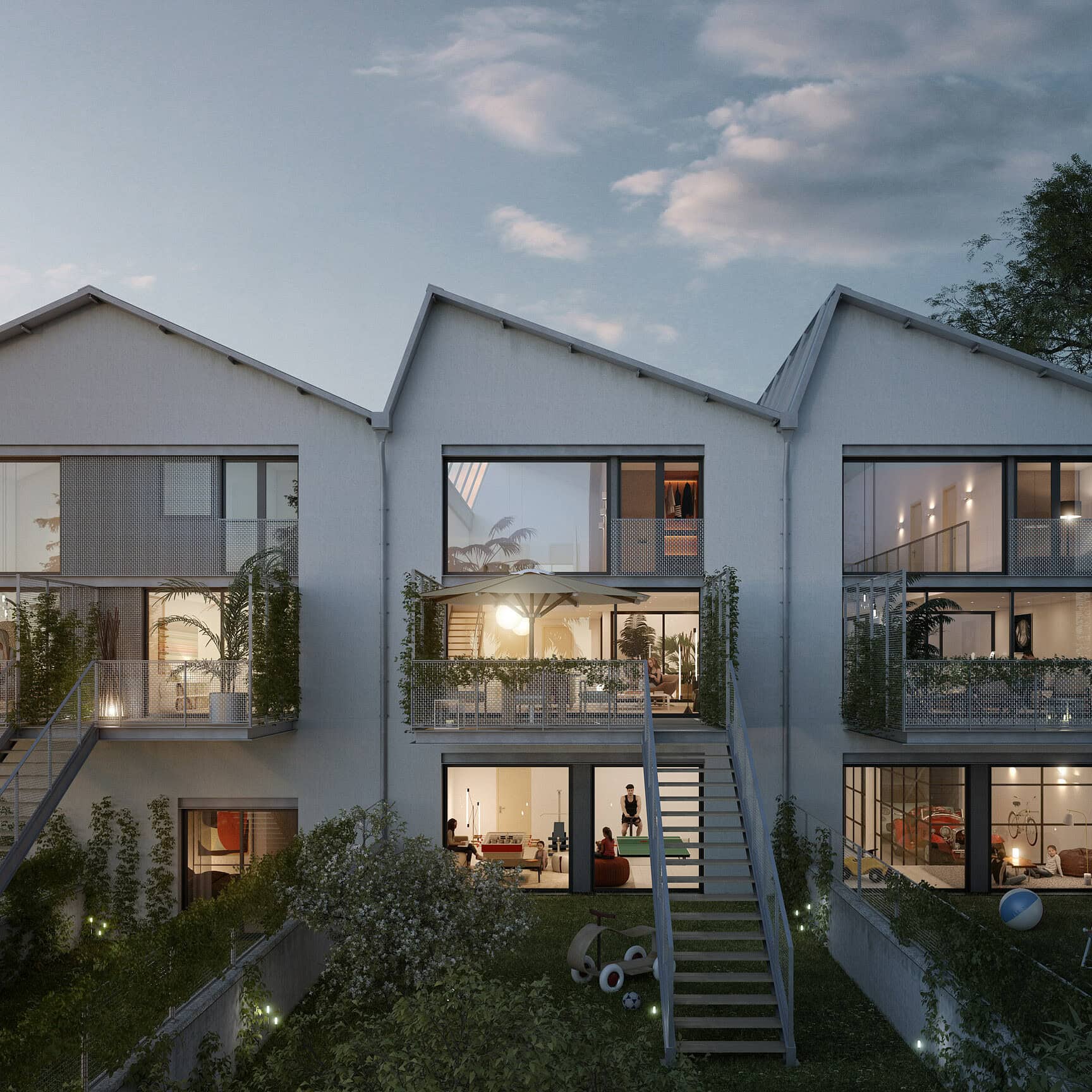 illuminens | perspective architecture 3D | image architecture | archiviz | les phoebus | pau | joyes architectes | bc+a