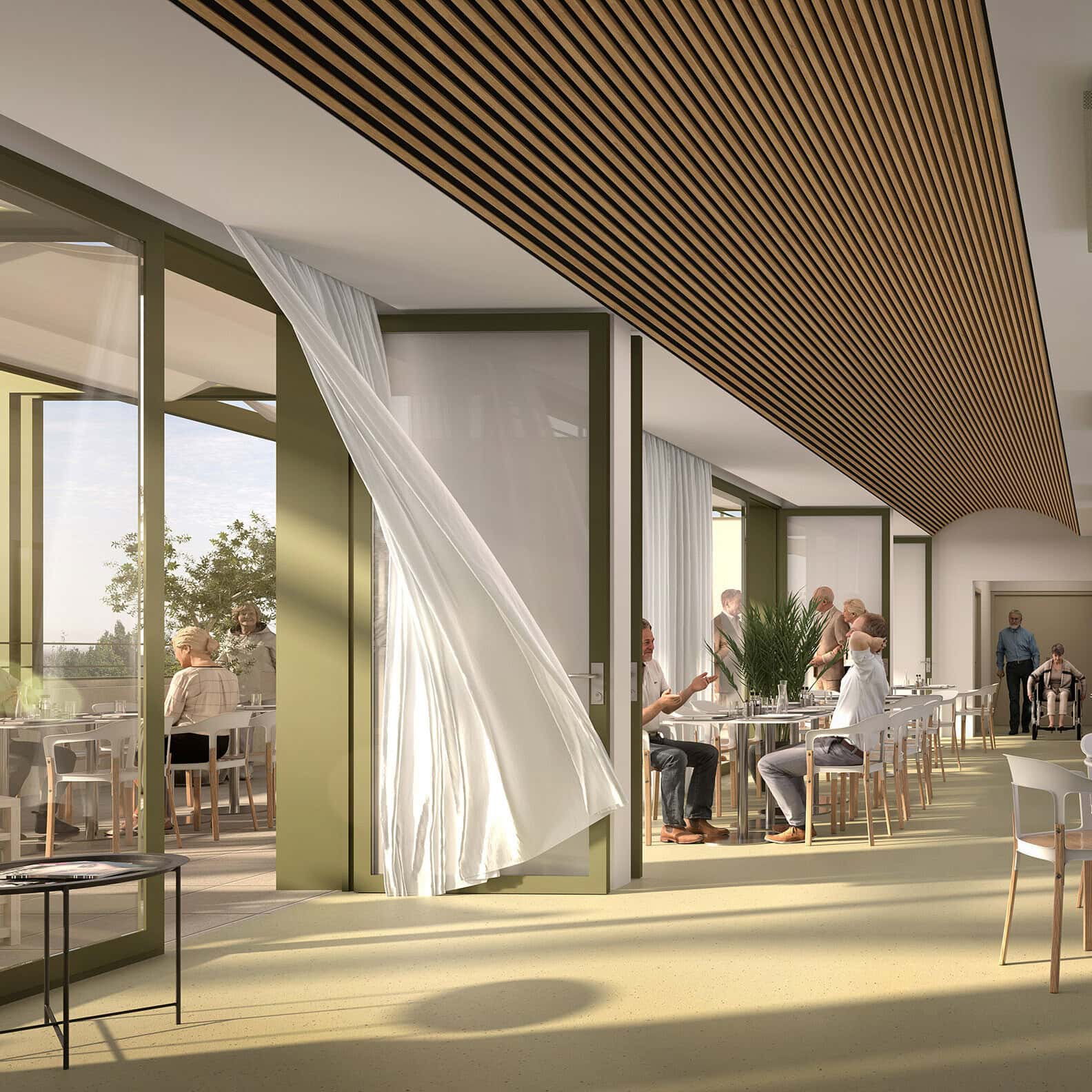 illuminens | perspective architecture 3D | image architecture | archiviz | ehpad les avents | perestortes | yannick ayats architecte