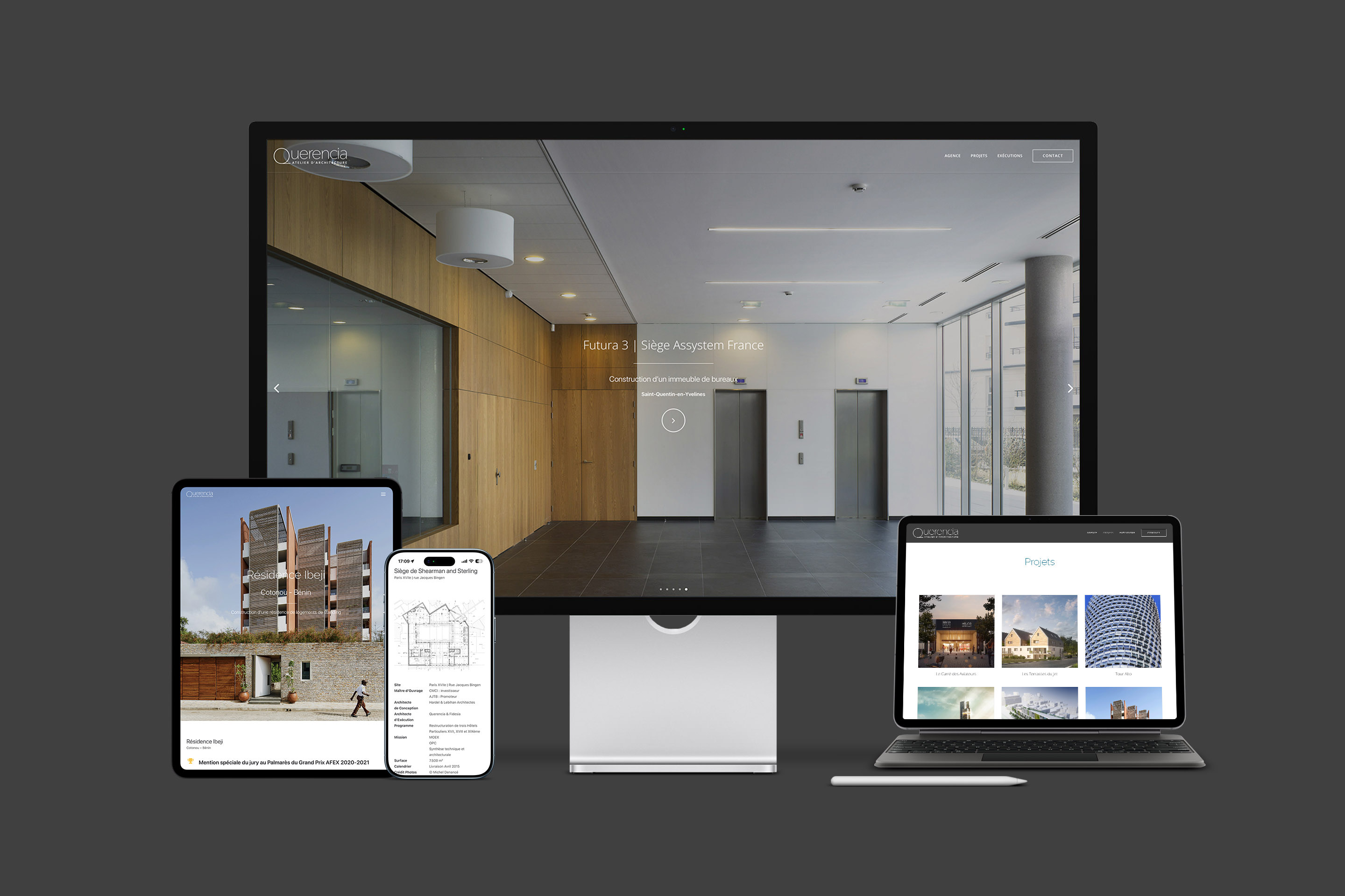 illuminens | web design | querencia architects