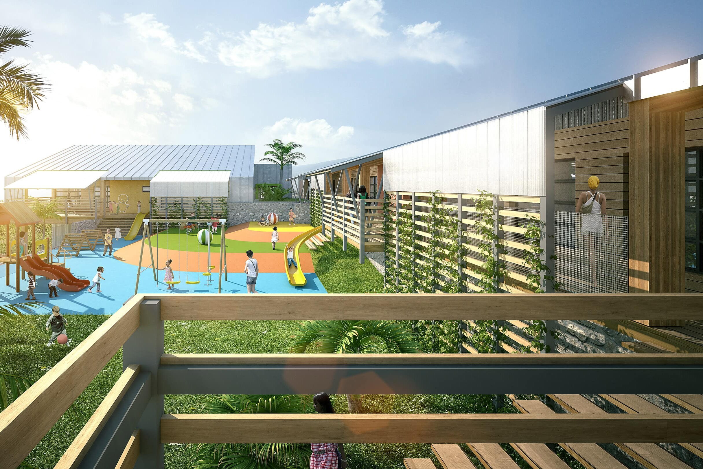 illuminens | archiviz | architectural visualization | architectural render | nursery reunion island | km 14 | malecot boyer architects