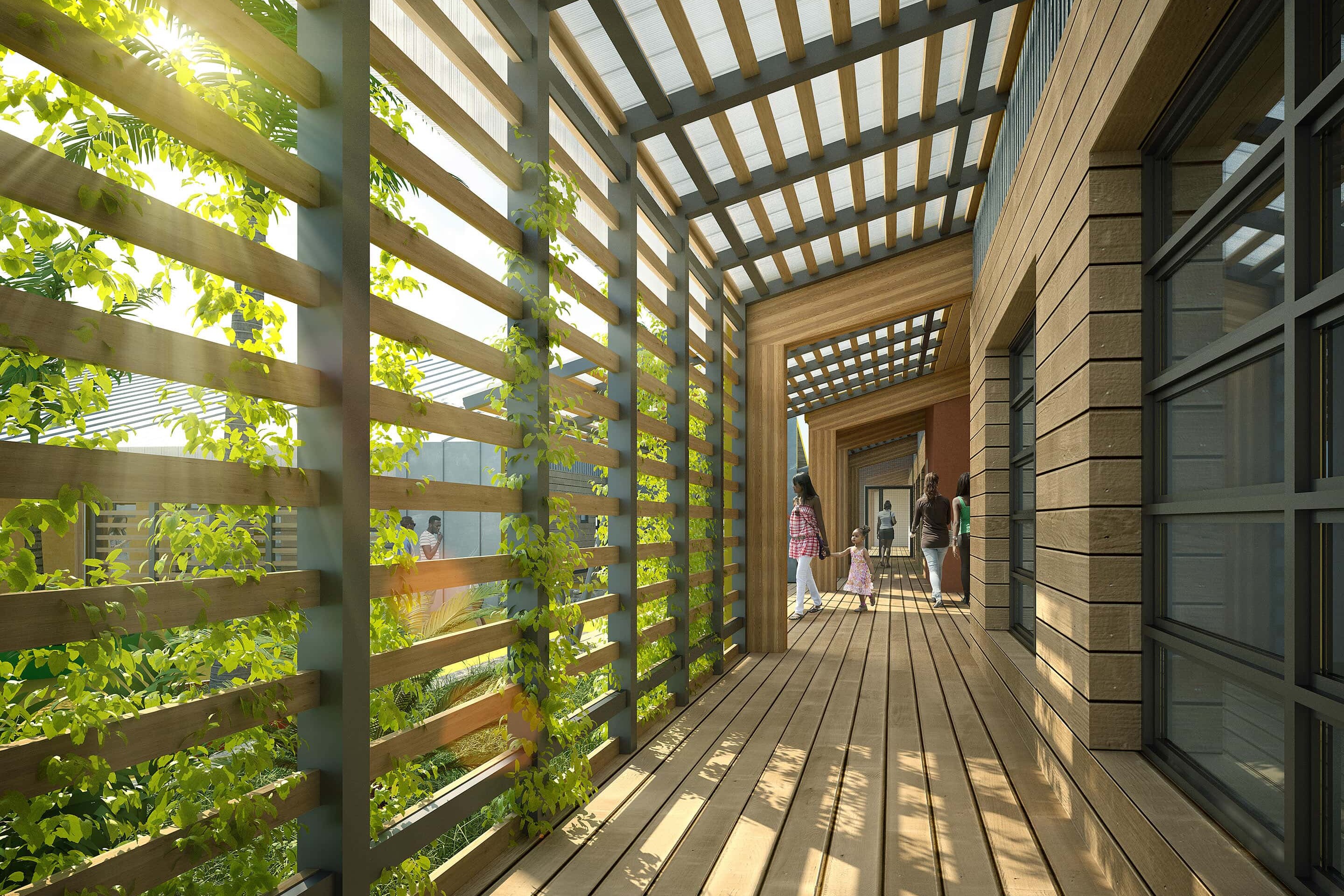 illuminens | archiviz | architectural visualization | architectural render | nursery reunion island | bras creux | malecot boyer architects