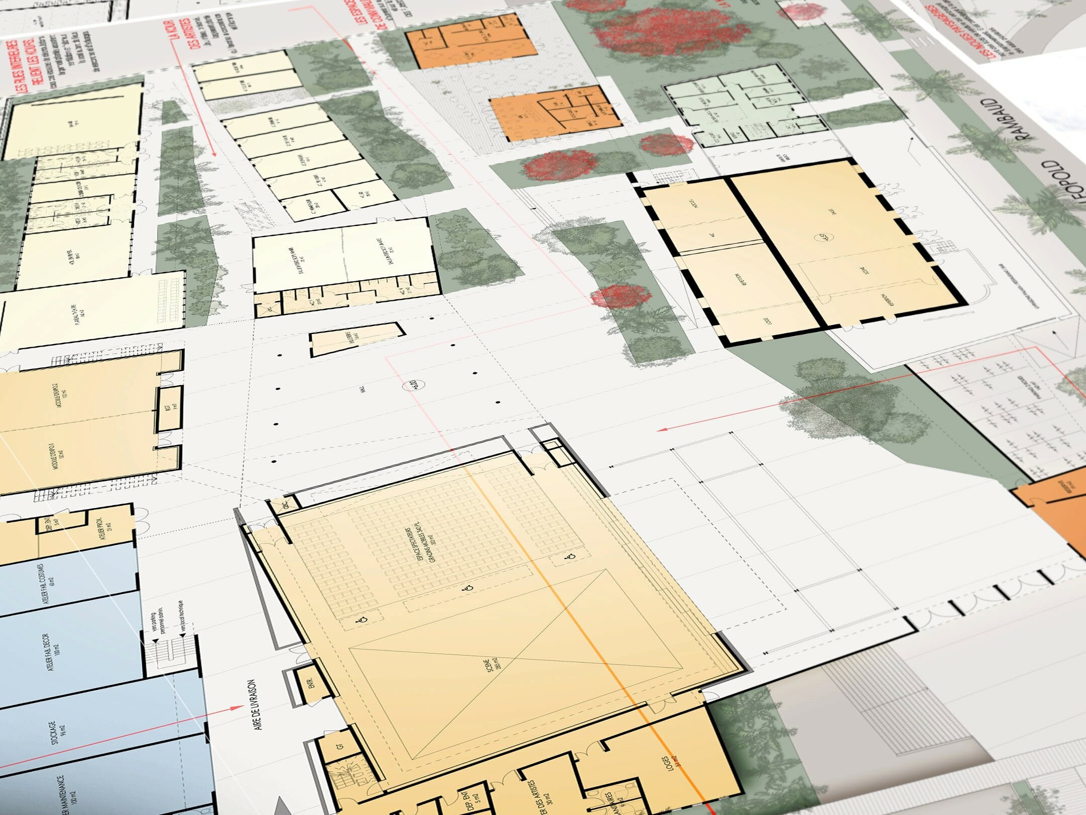 illuminens | rendus de concours | espace jeumont - cité des arts | saint-denis - ile de la reunion | l atelier architectes