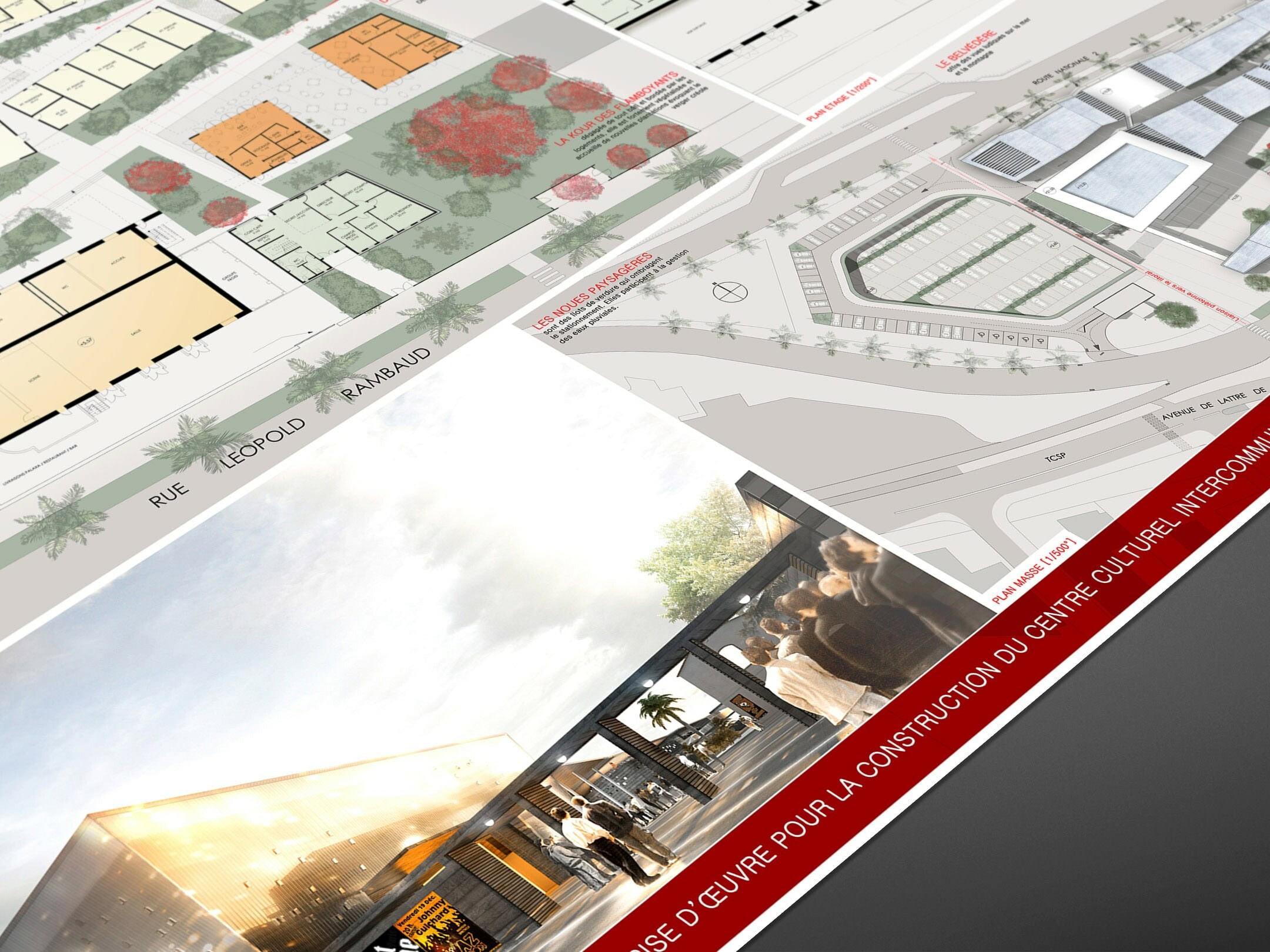 illuminens | rendus de concours | espace jeumont - cité des arts | saint-denis - ile de la reunion | l atelier architectes