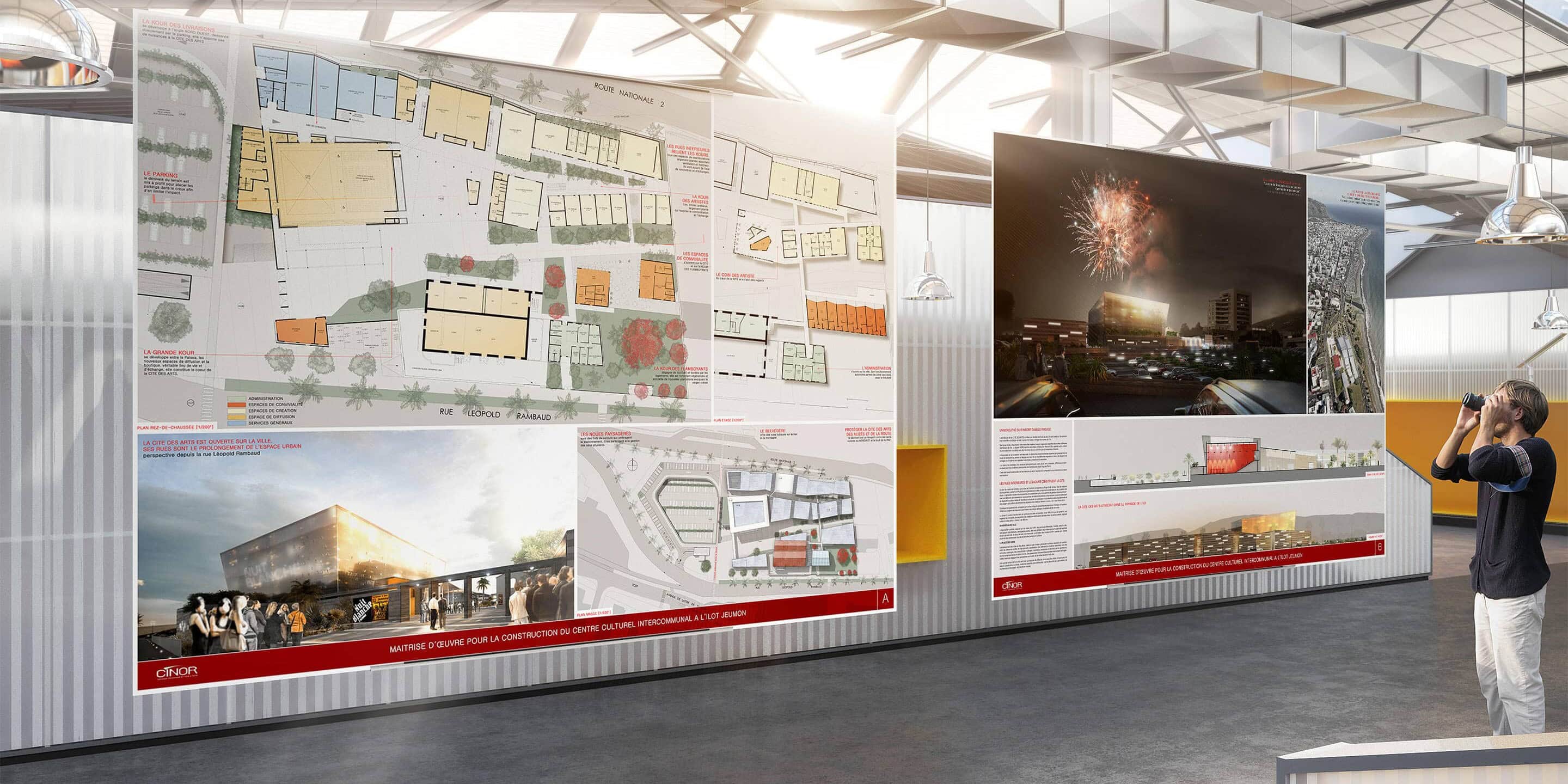 illuminens | rendus de concours | espace jeumont - cité des arts | saint-denis - ile de la reunion | l atelier architectes