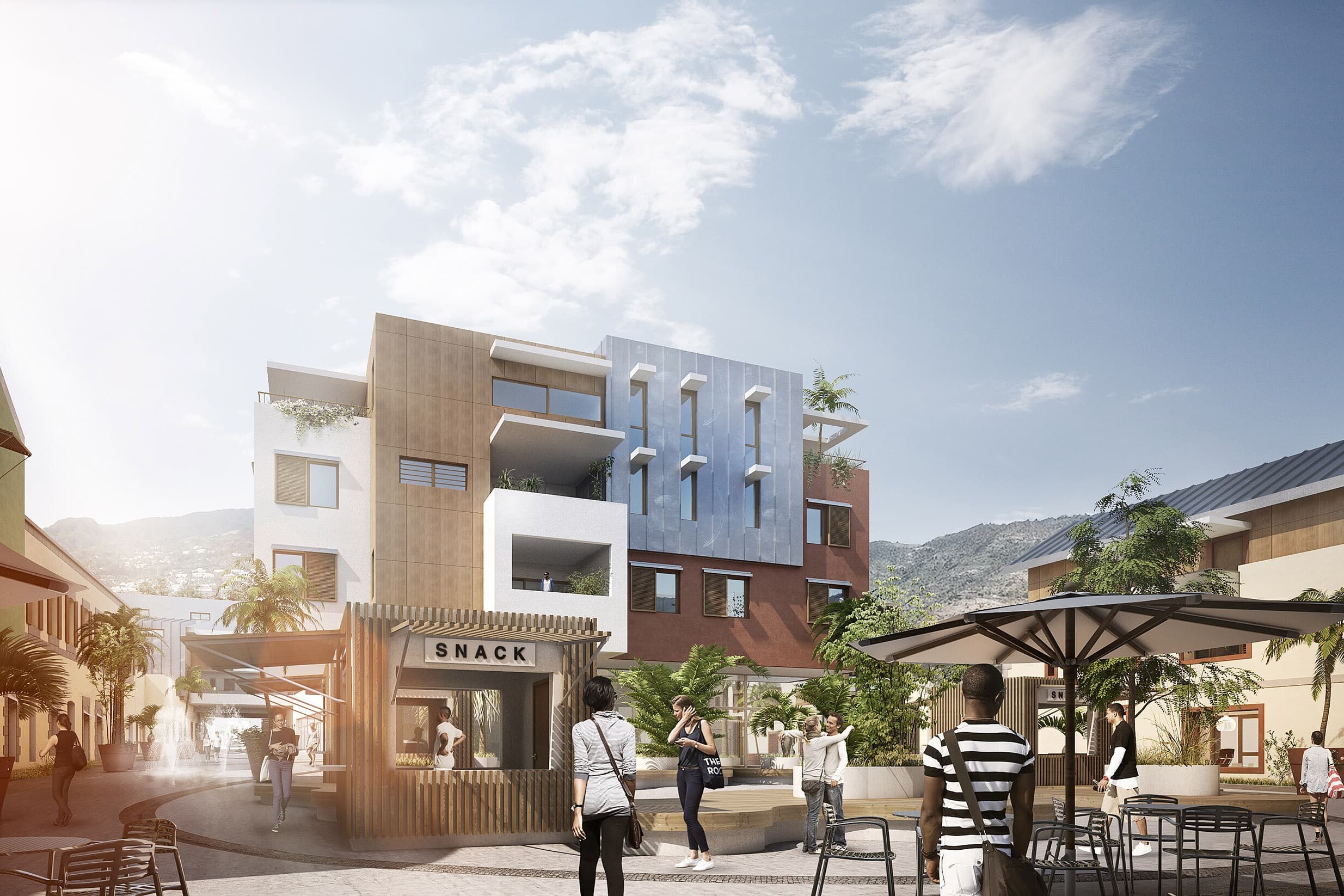 illuminens | archiviz | architectural visualization | architectural render | juliette dodu project | saint-denis reunion island | urban architects