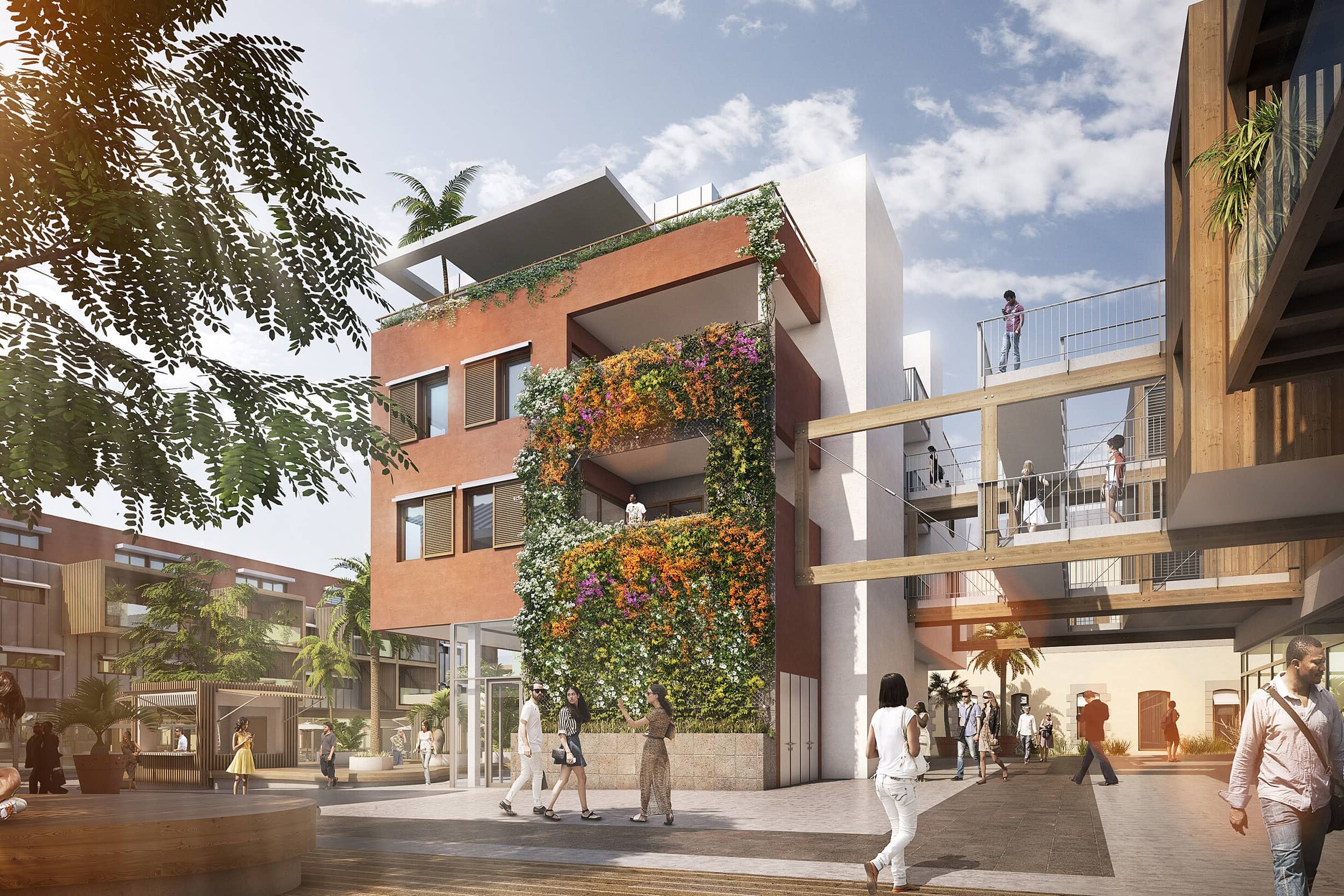 illuminens | archiviz | architectural visualization | architectural render | juliette dodu project | saint-denis reunion island | urban architects