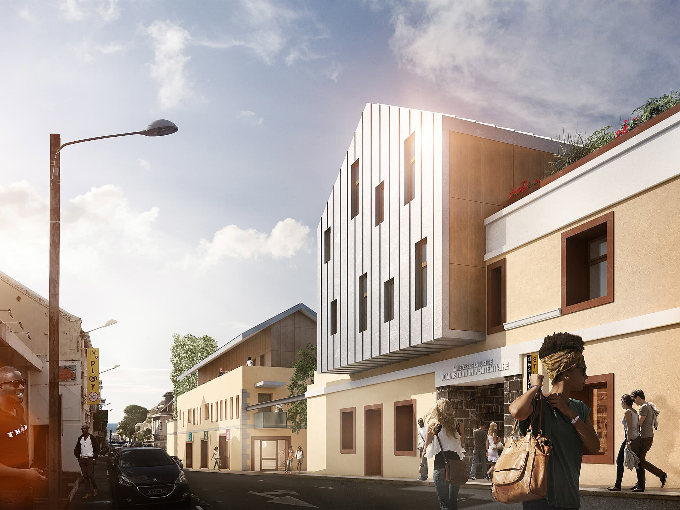 illuminens | archiviz | architectural visualization | architectural render | juliette dodu project | saint-denis reunion island | urban architects