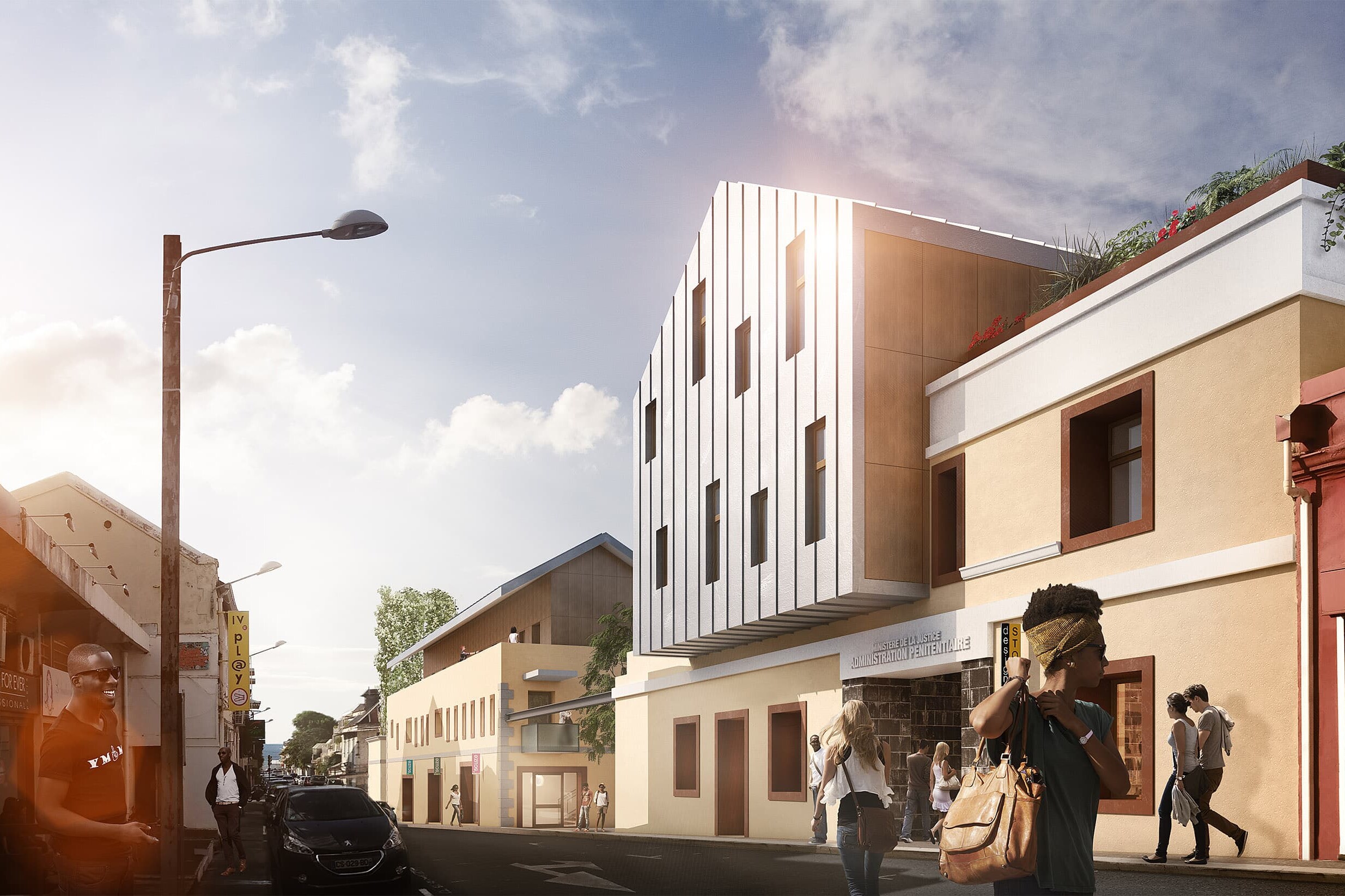 illuminens | archiviz | architectural visualization | architectural render | juliette dodu project | saint-denis reunion island | urban architects