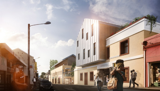 illuminens | perspective architecture 3D | image architecture | operation juliette dodu | saint denis - ile de la reunion | urban architectes