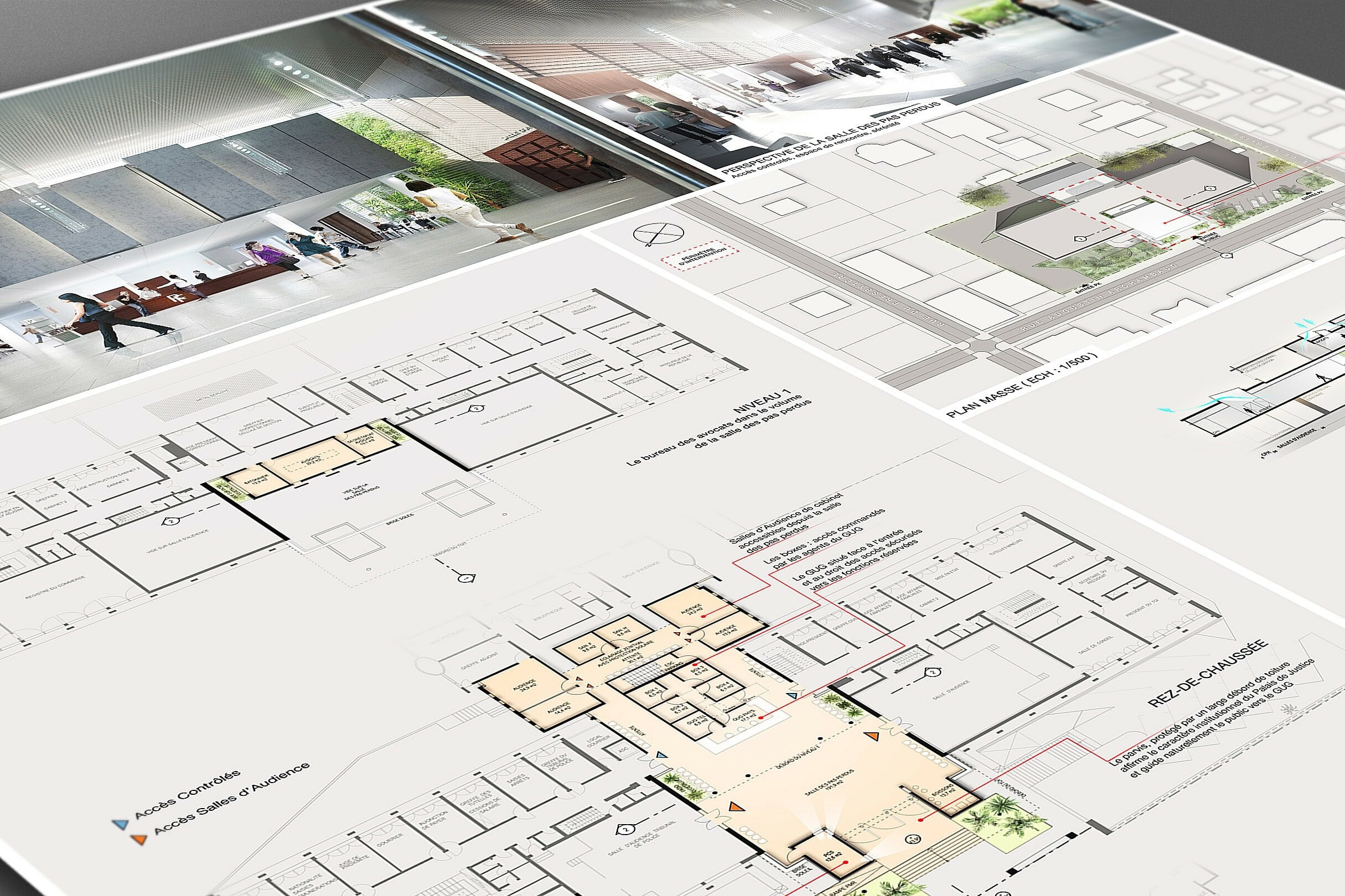 illuminens | rendus de concours | rénovation du tgi | saint-pierre - ile de la reunion | atelier architectes