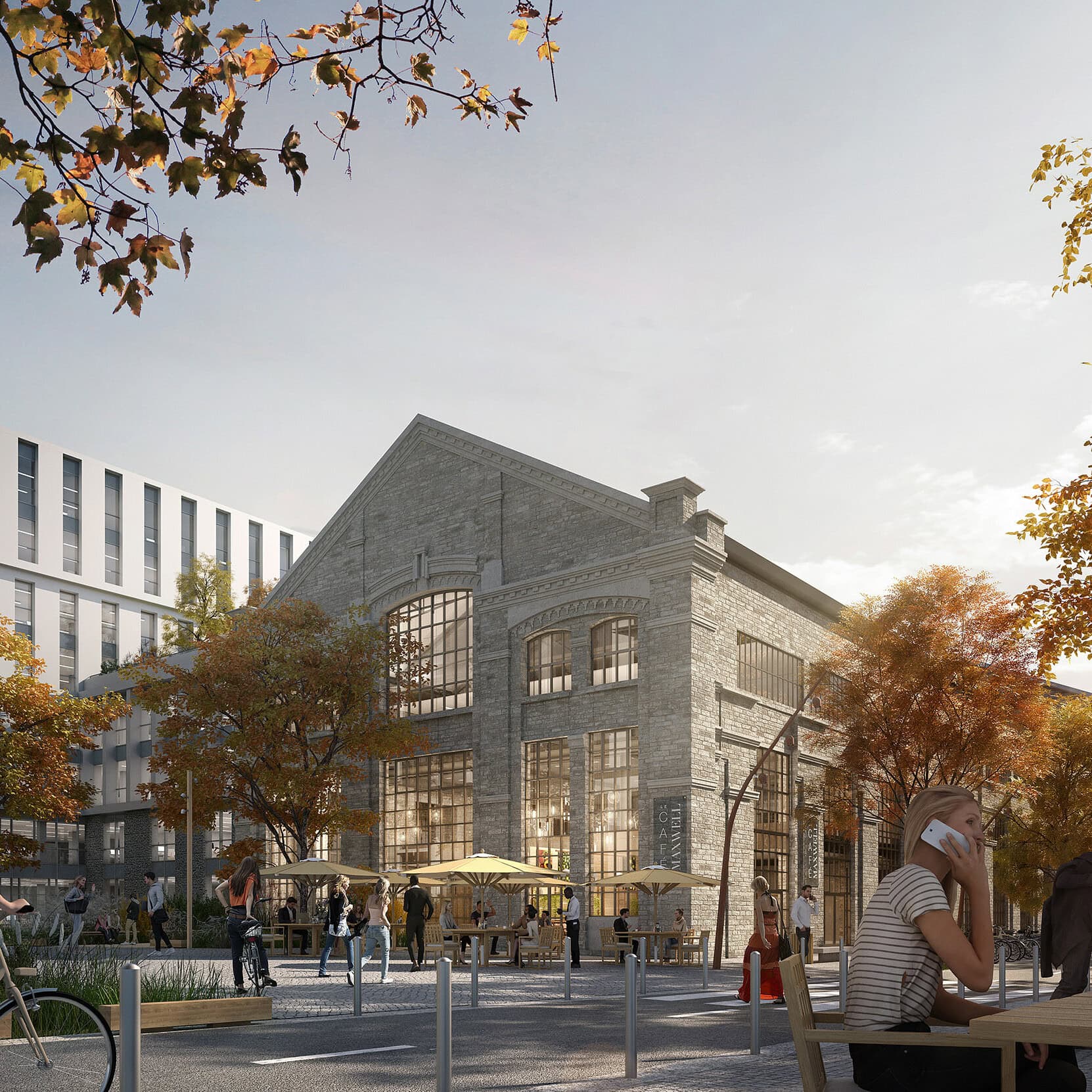 illuminens | perspective architecture 3D | image architecture | archiviz | paris 20024 - village des athletes | solideo