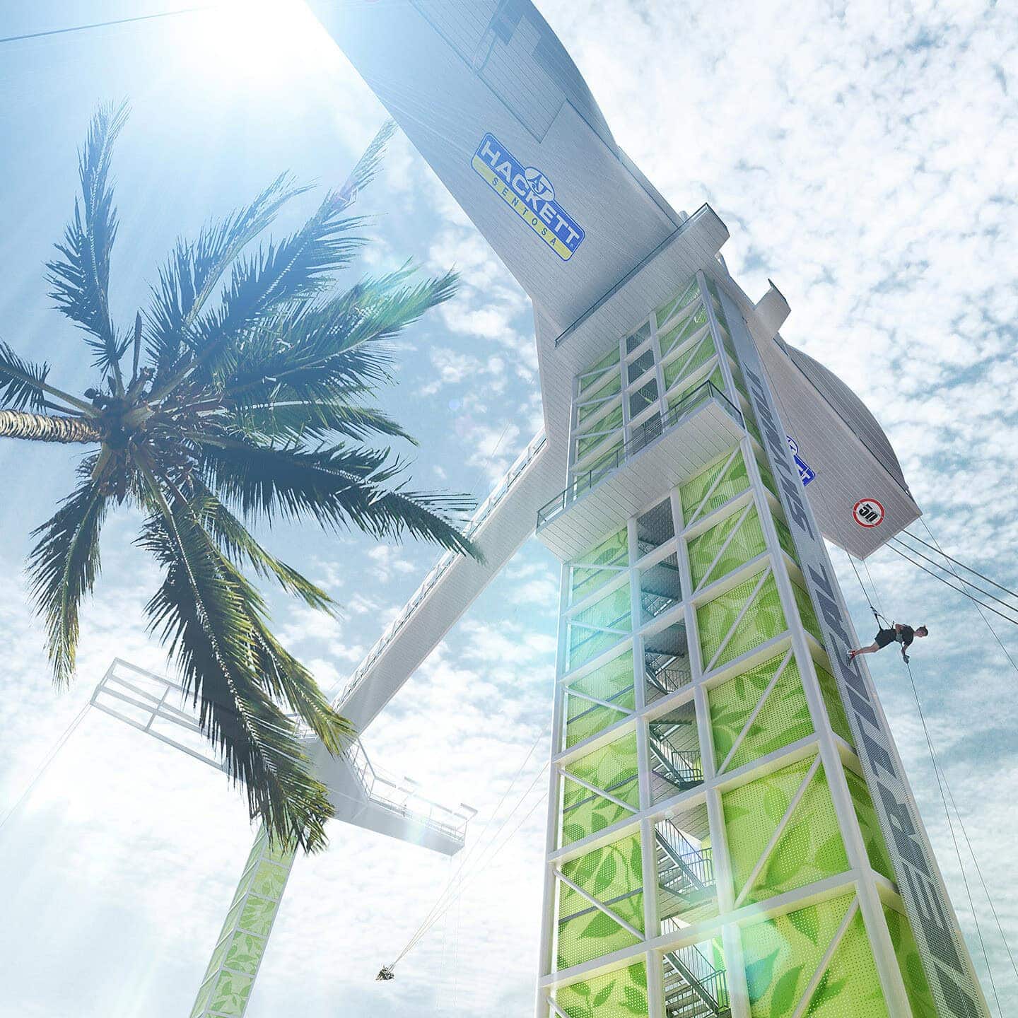 illuminens | perspective architecture 3D | image architecture | archiviz | aj hackett | singapour-sentosa | cammas lecomte architectes