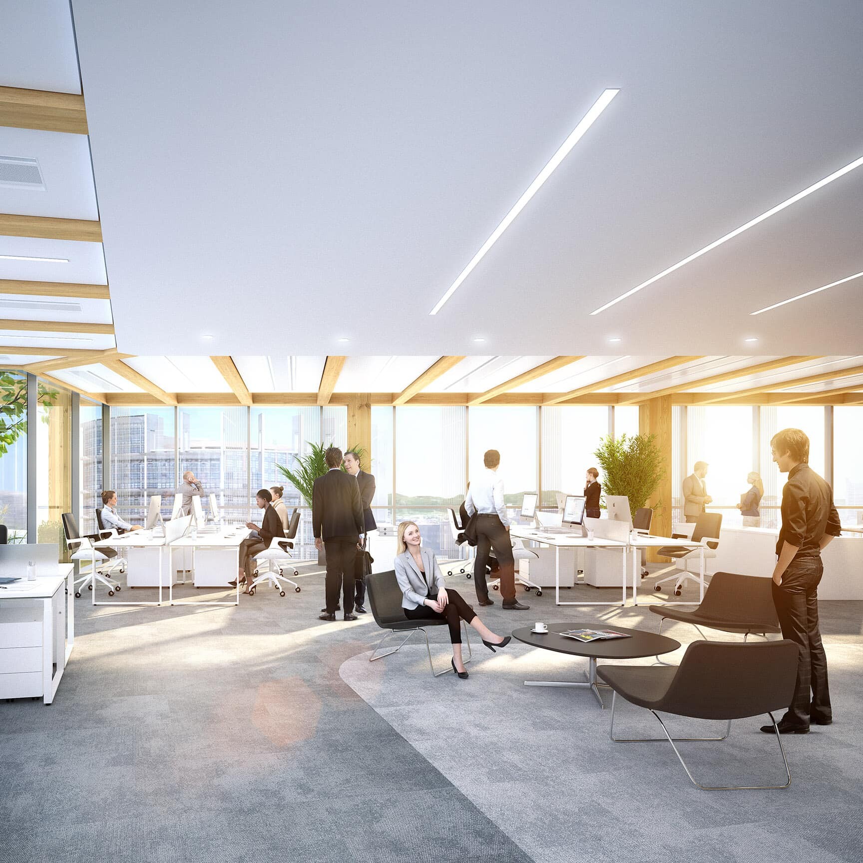 illuminens | archiviz | architectural visualization | architectural render | credit mutuel strasbourg | groupe-6